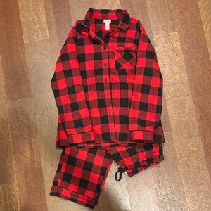 Wondershop buffalo plaid matching pajama set